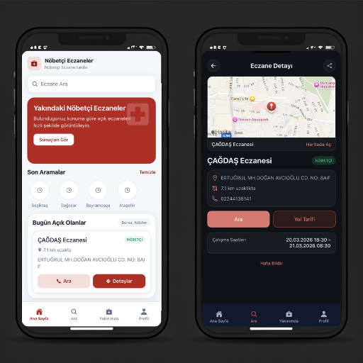 App interface preview